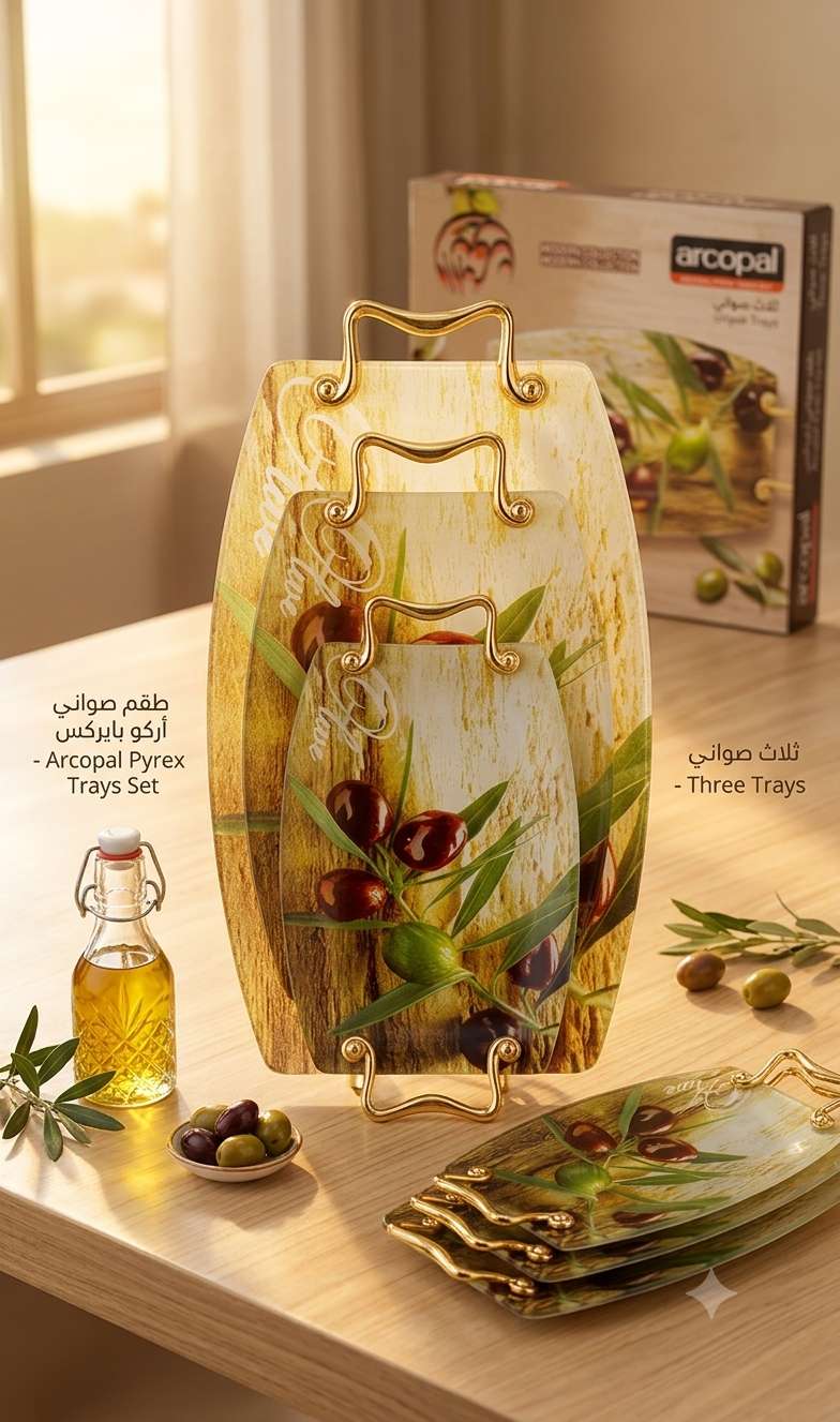 طقم صوانى تقديم اركوبيركس