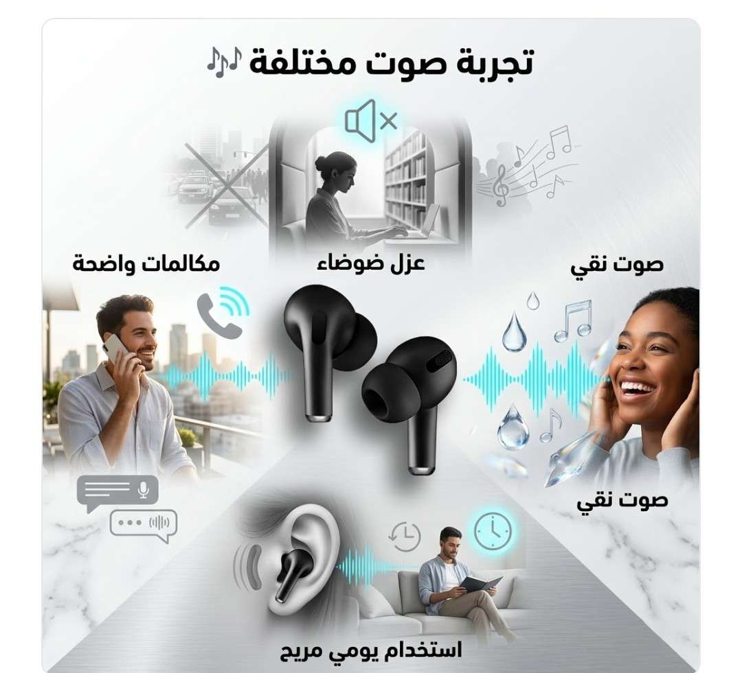 Airpods pro sim original Black