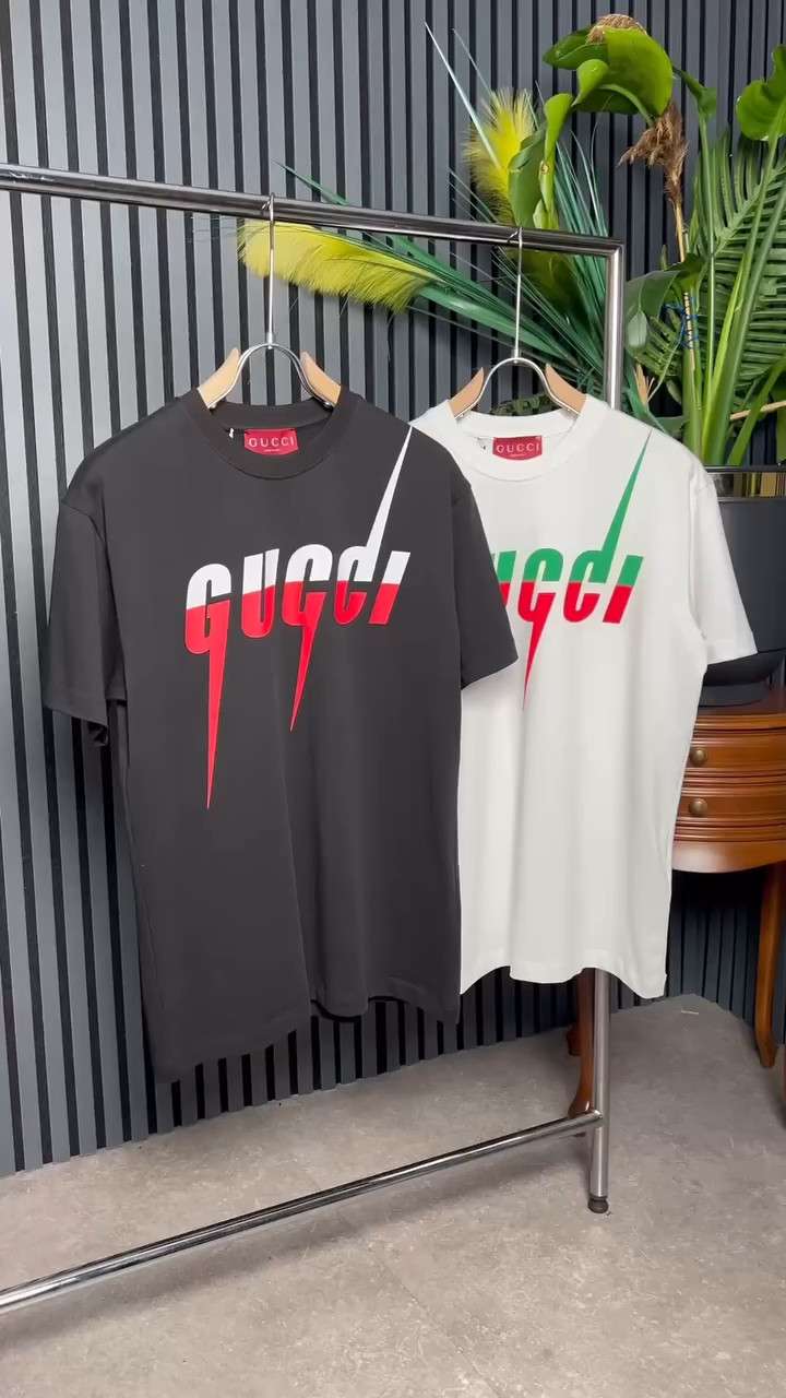 تيشرت GUCCI أنترلوك قطن صافي