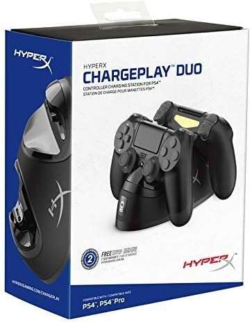 شاحن دراعات بلايستيشن 4 هايبر اكس - HyperX ChargePlay Duo سريع وموثوق