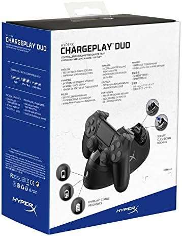 شاحن دراعات بلايستيشن 4 هايبر اكس - HyperX ChargePlay Duo سريع وموثوق