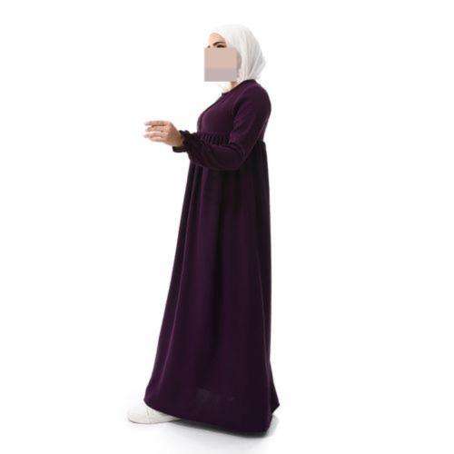 فستان كرانيش سادة
