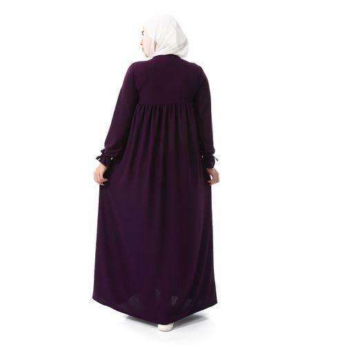 فستان كرانيش سادة