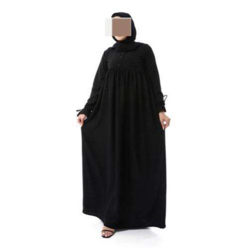 فستان كرانيش سادة