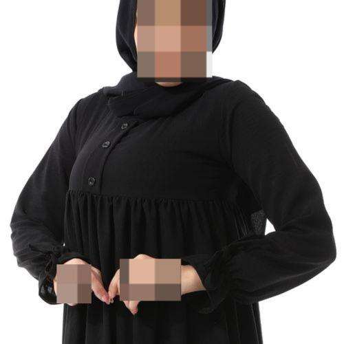 فستان كرانيش سادة