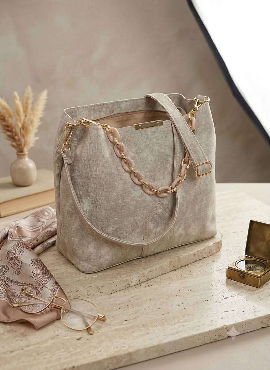شنطة يد نسائية جلدية فاخرة - موديل r3614
