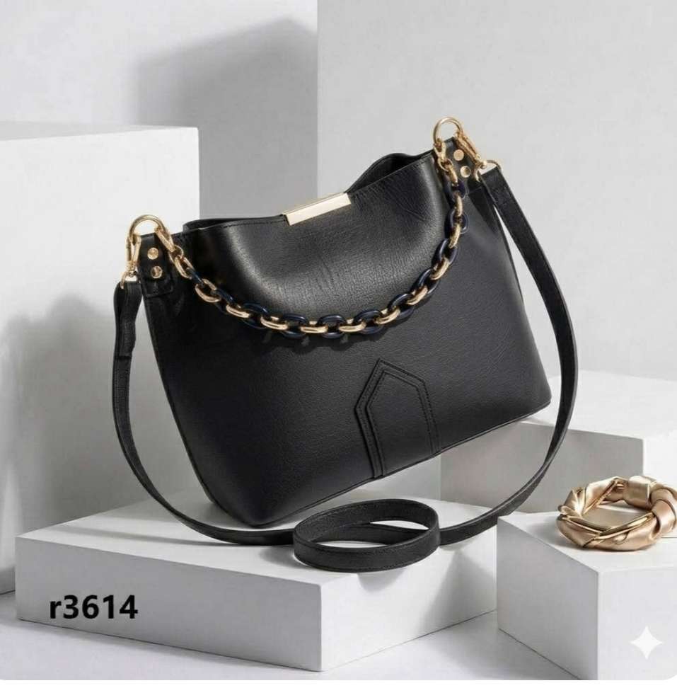 شنطة يد نسائية جلدية فاخرة - موديل r3614
