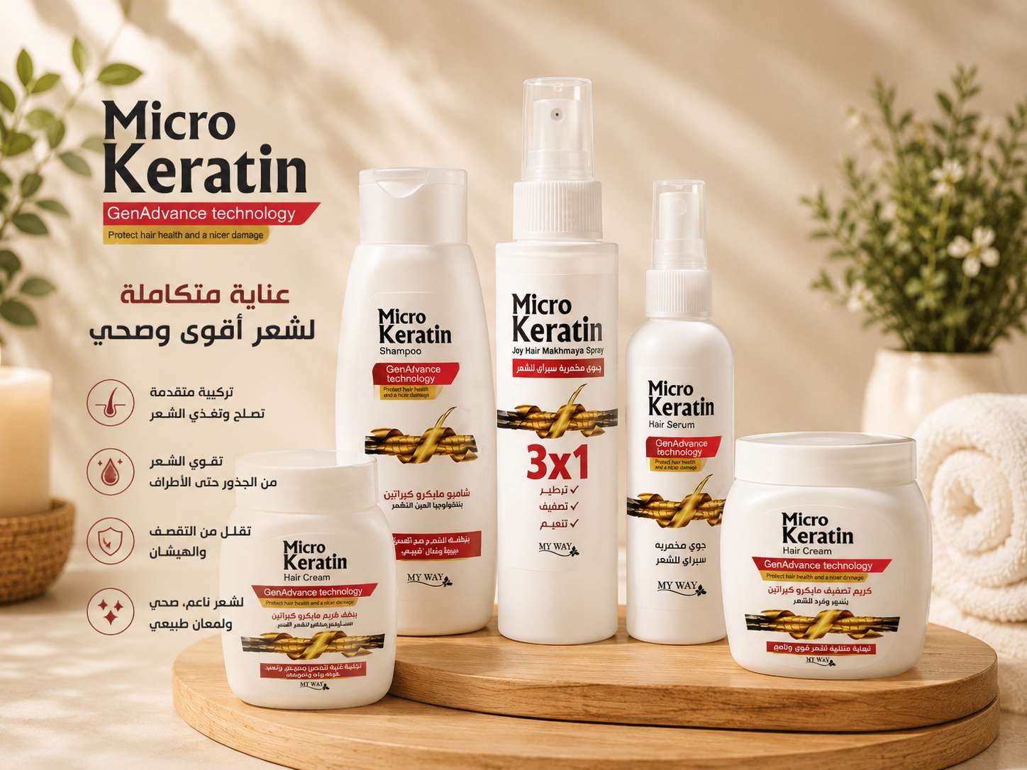 مجموعة Micro Keratin