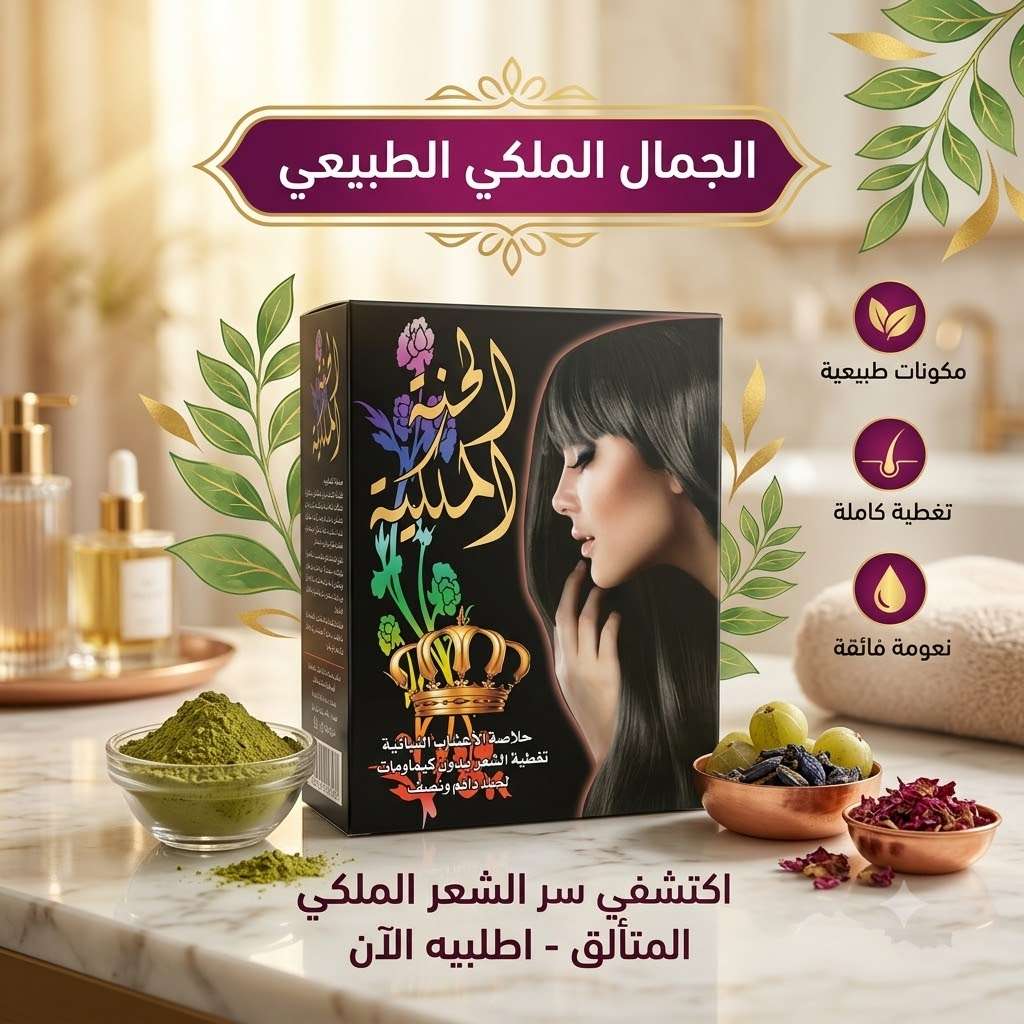 حنة فرد الشعر الخشن (الحنة السوداء) – الحل الطبيعي والفعّال لشعر ناعم