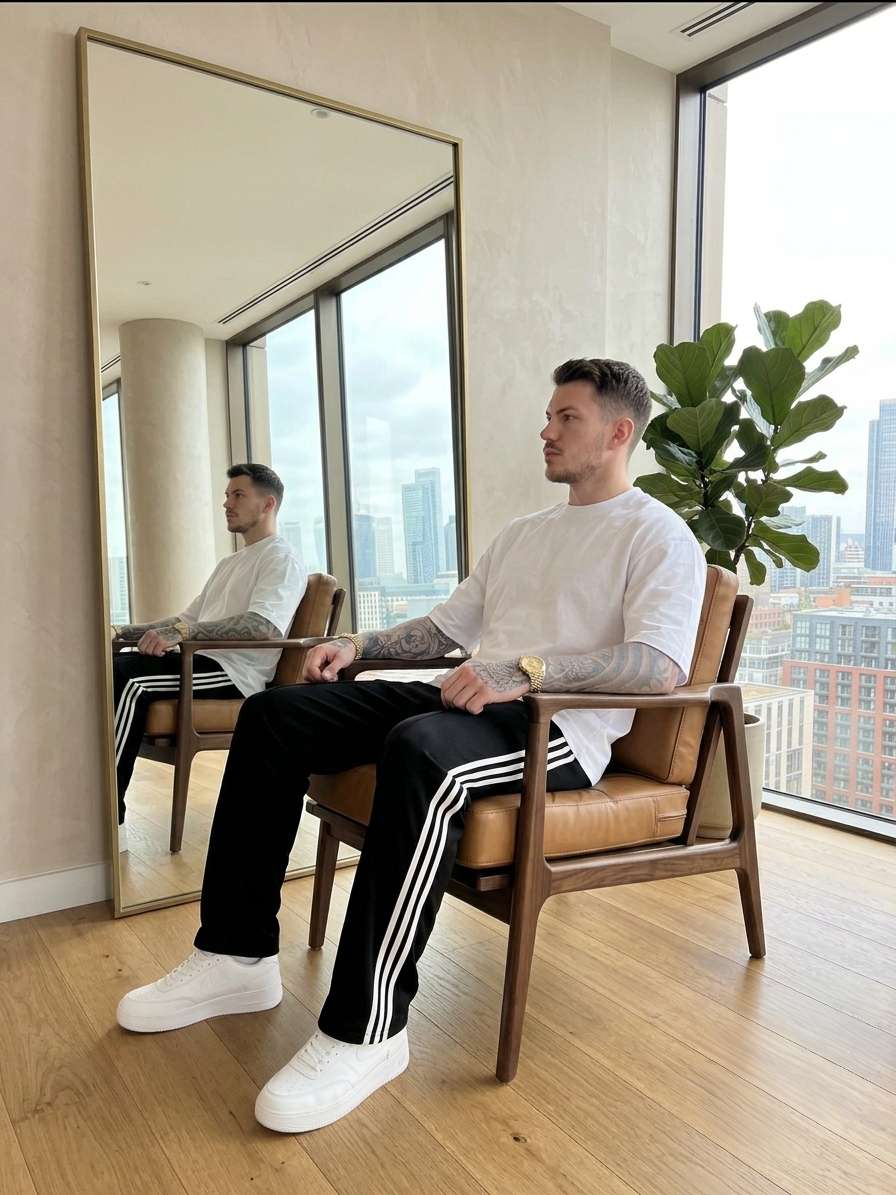 بنطلون  wide leg