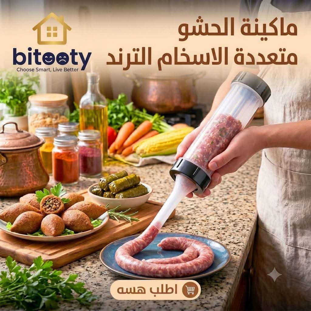 أداة حشو اللحوم والسجق الاحترافية
