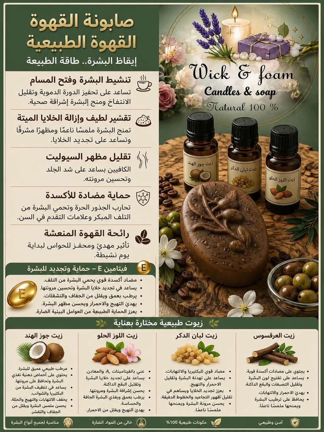 صابون القهوه