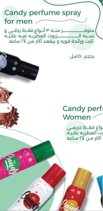 برفيوم كاندي سبراي رجالي وحريمي