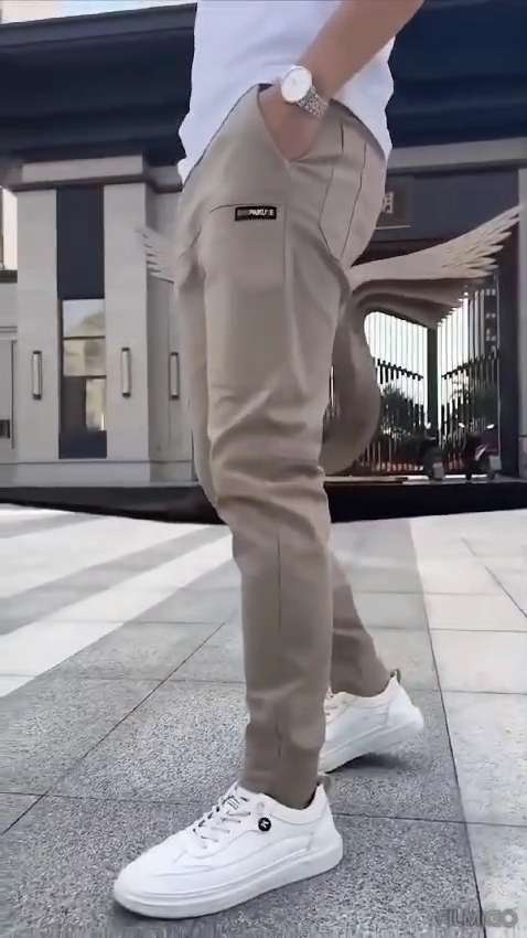 بنطلون سوفت مضلع