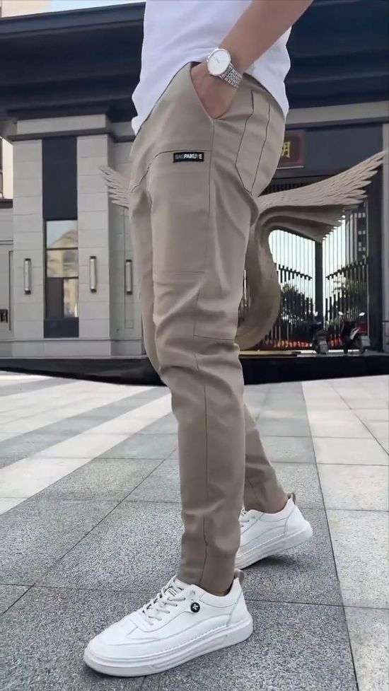بنطلون سوفت مضلع