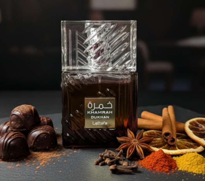 Khamrah Dukhan Lattafa Perfumes للرجال