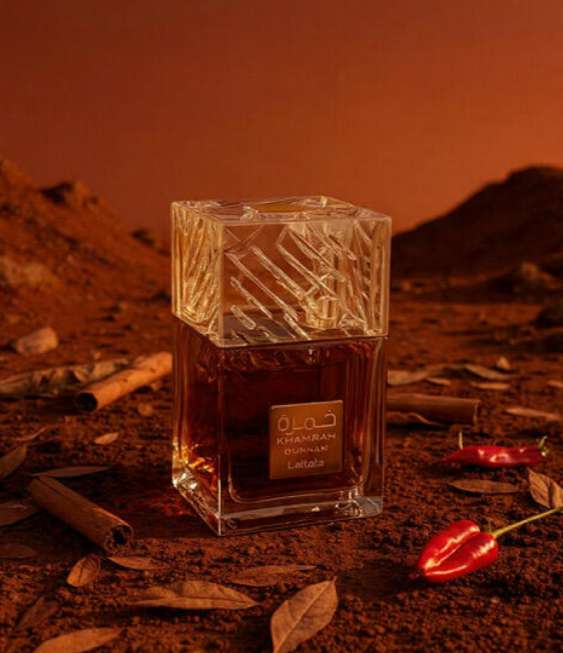 Khamrah Dukhan Lattafa Perfumes للرجال