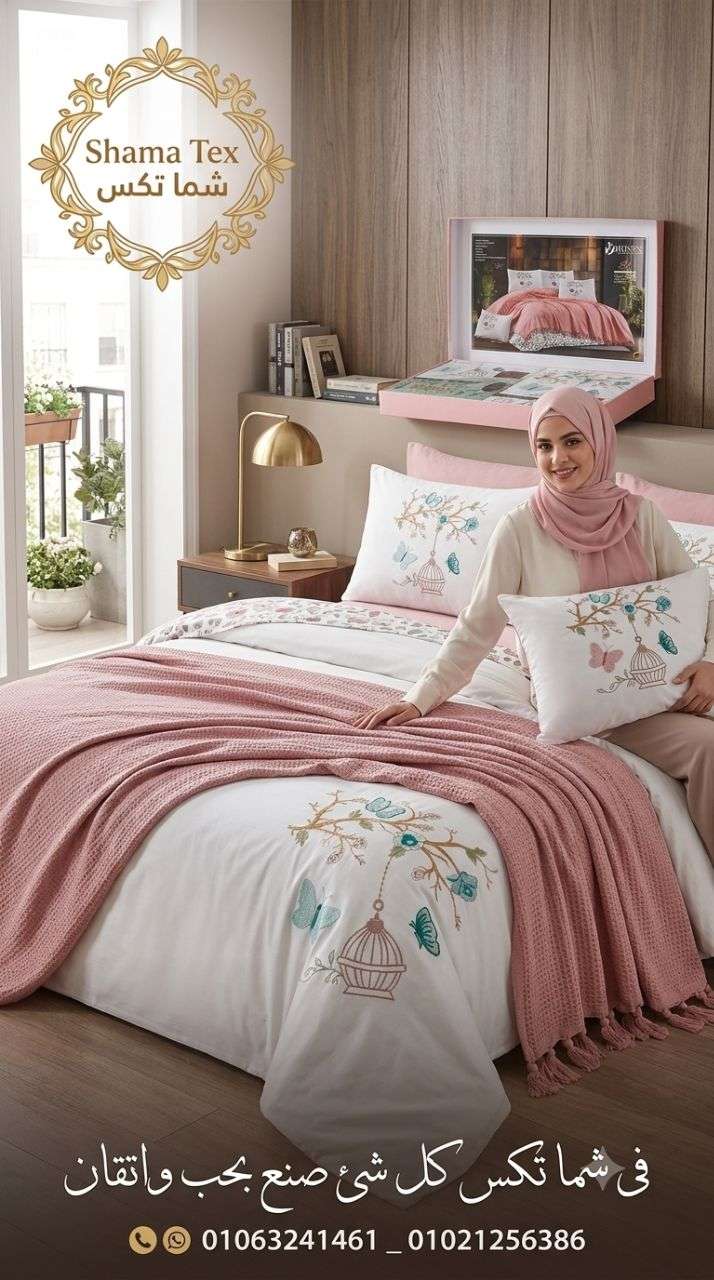 طقم قطن مع بيكا ٥ قطعة