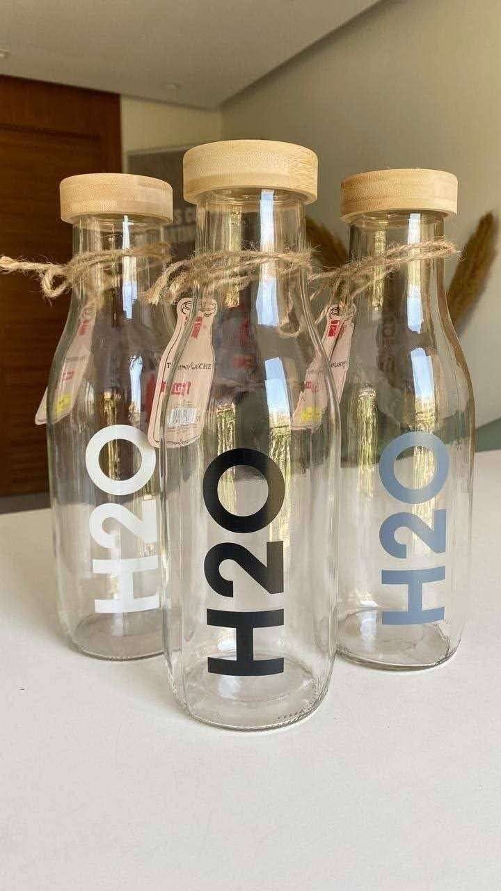 زجاجه مياه ولبن H2o