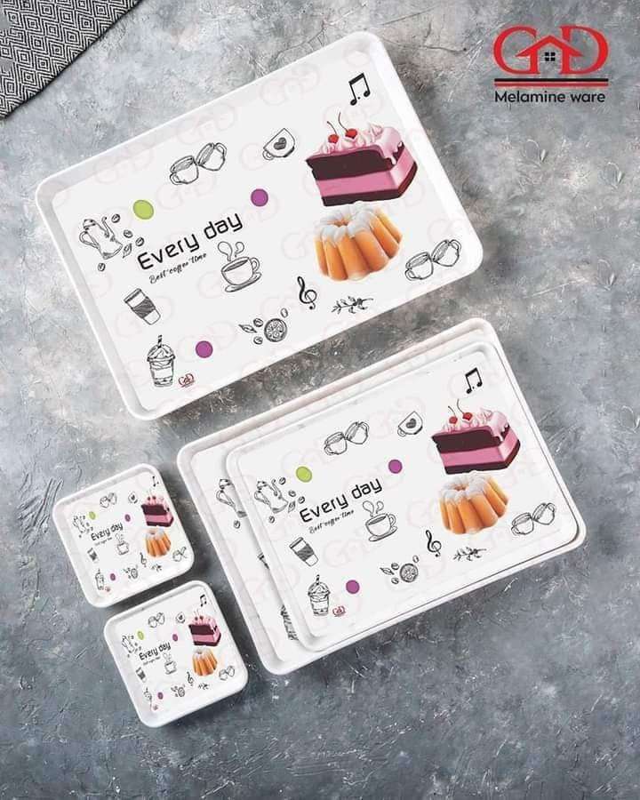 طقم صوانى تقديم 5 قطعه