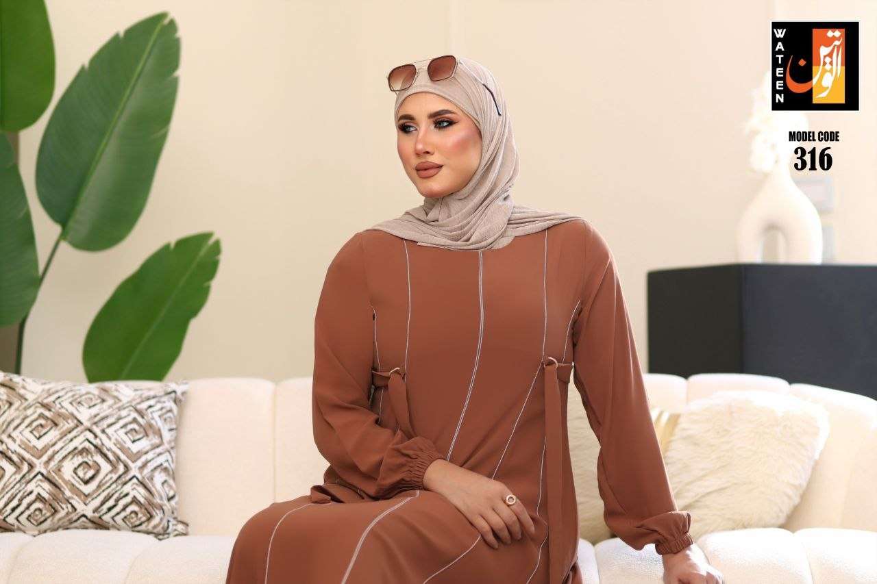 فستان كريب