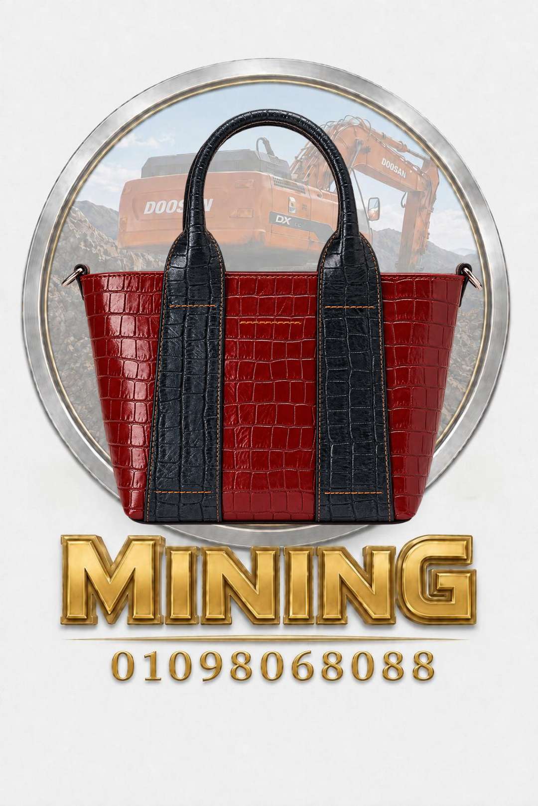 شنطة يد نسائيه  بحزامين