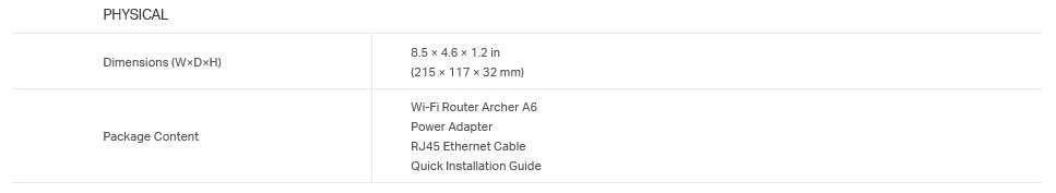 راوتر تي بي لينك AC1200 وايرلس ديل باند جيجابت - Archer A6