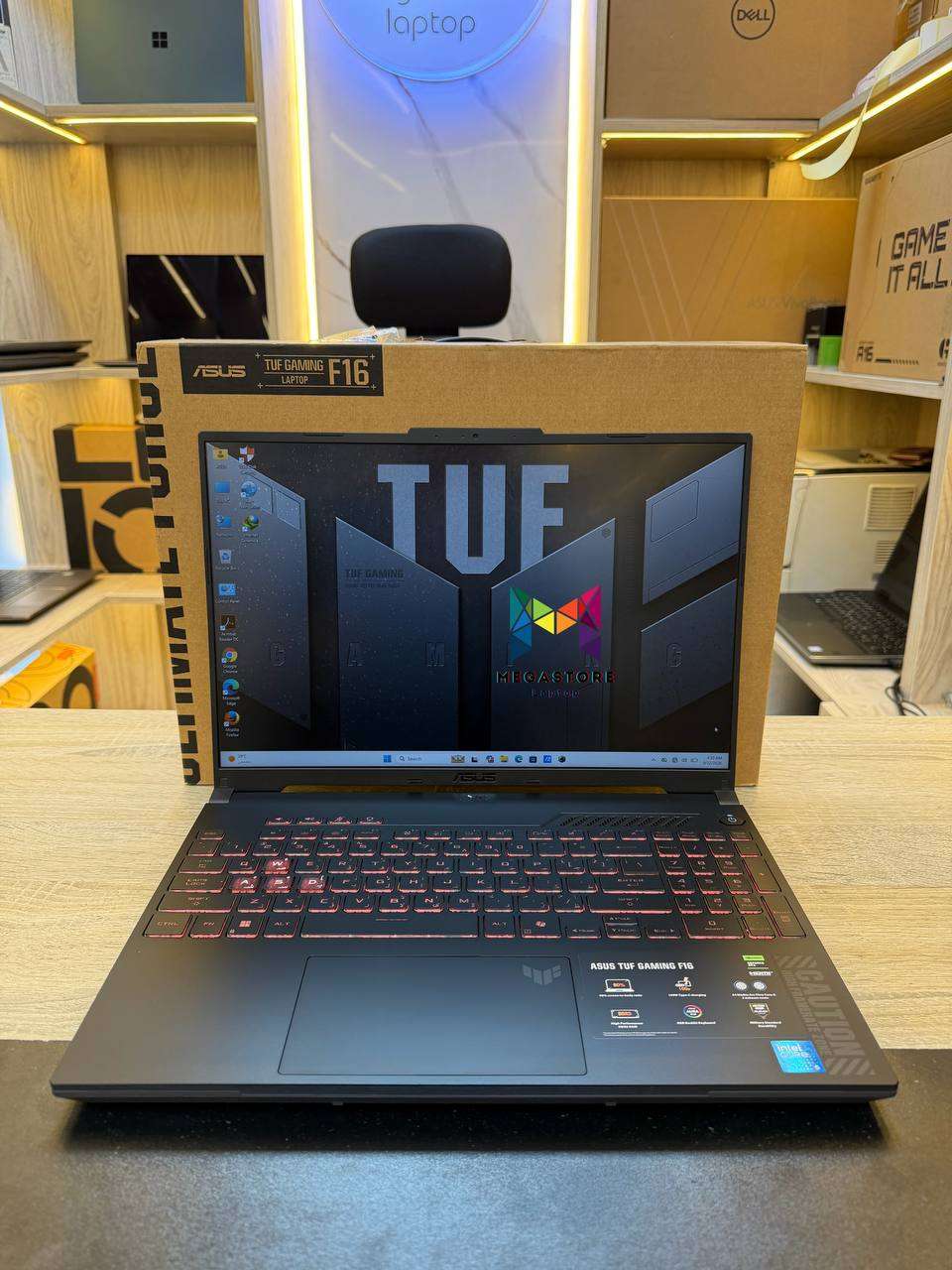 ASUS TUF Gaming F16 Laptop Intel Core 5 210H 16GB RAM RTX 3050